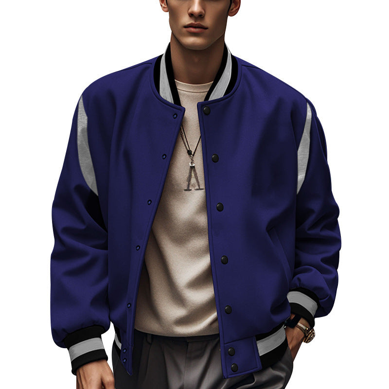 Casual college jacket for men with contrasting sleeves Lune London