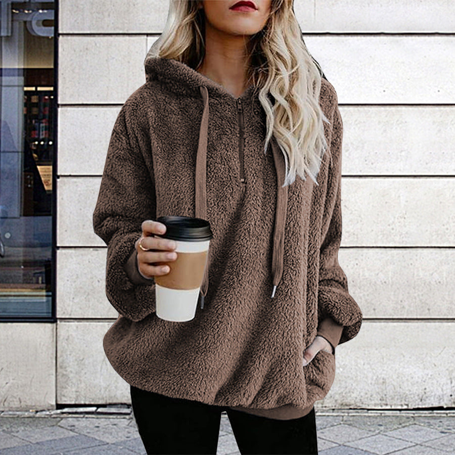 Oversized hoodie for women with practical side pockets Amarae