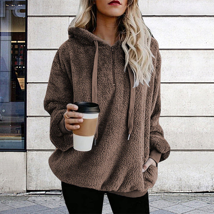 Oversized hoodie for women with practical side pockets Amarae