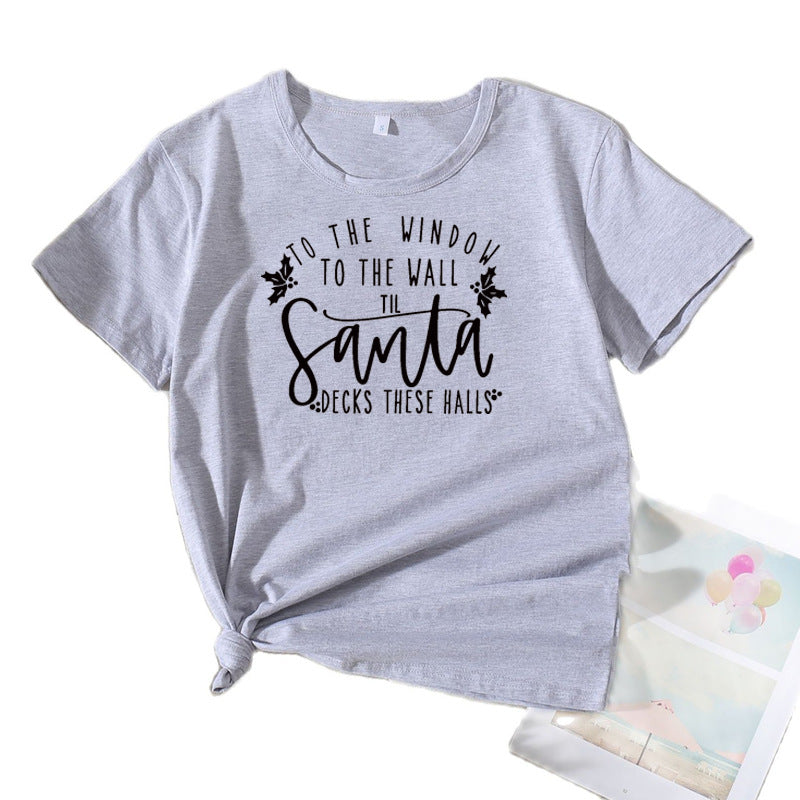 Women Graphic T-shirt Holiday Theme Lune London