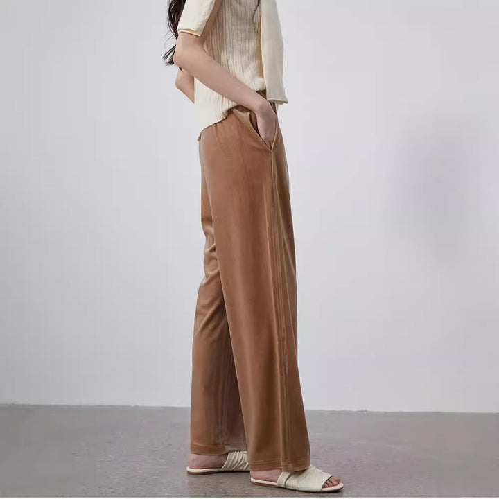 Pantalons en velours confortables pour femmes Chic & Stil