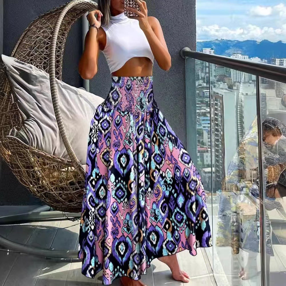Long maxi dress for women with a beautiful mandala pattern Lune London