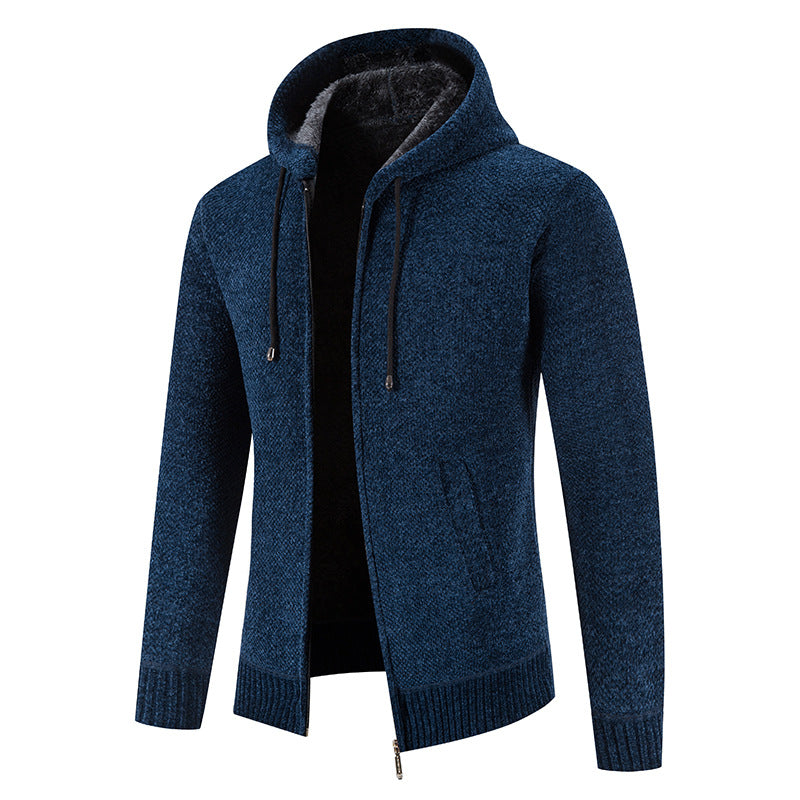 Hooded jacket for men with soft lining and innovative design Lune London