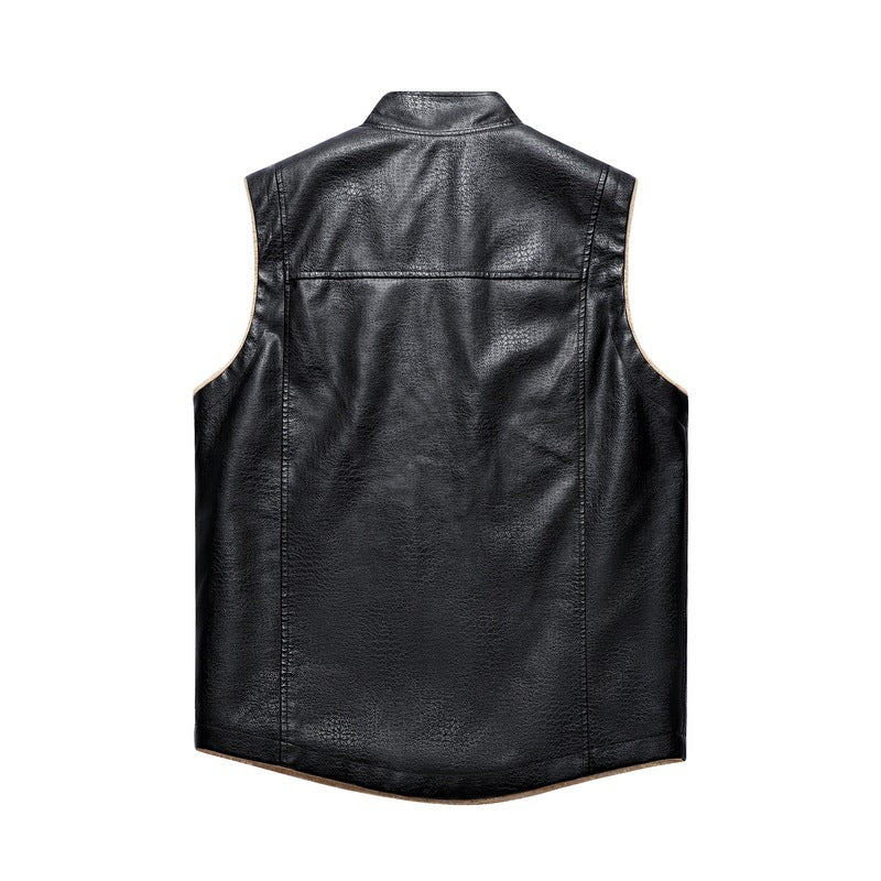 Casual style men's vest with warm inner lining from Lune London