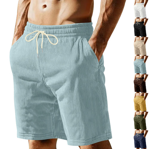 Men's breathable sport shorts with elastic waistband and drawstring Amarae