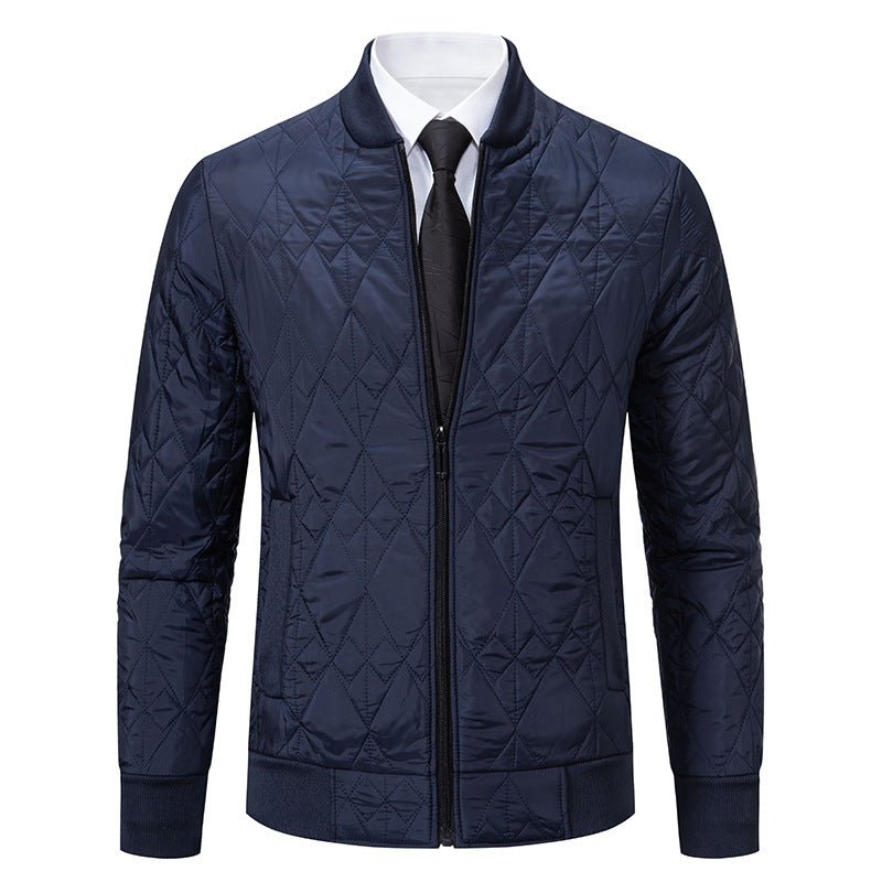 Padded leisure jacket for men with a stylish design and a high collar Lune London