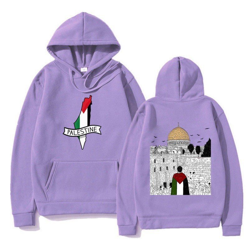 Women's hoodie with cultural motif and unique graphic design Chic & Stil