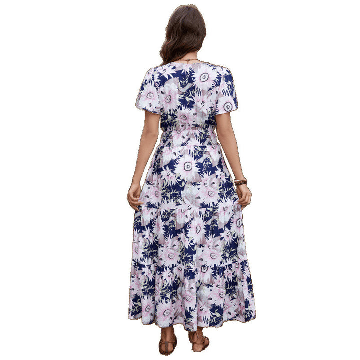 Lune London Fluid Ruffled Maxi Dress for Women