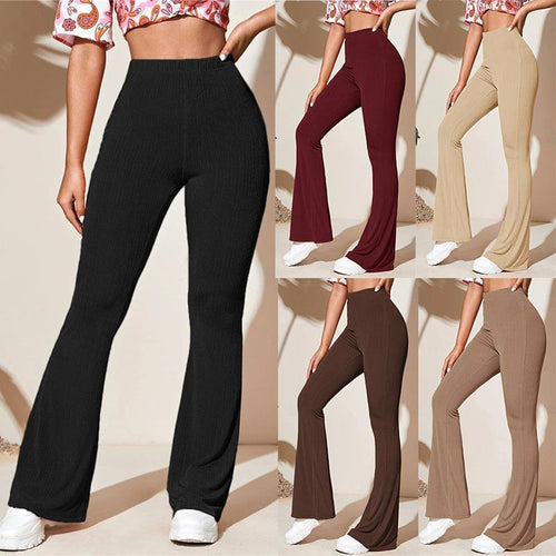 Bootcut tights for women with high waist and structured design Amarae