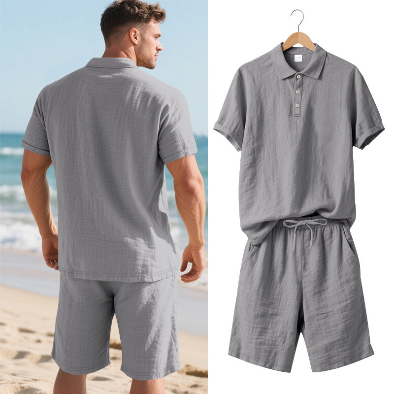 Tenue de loisirs pour hommes avec polo et shorts Lune London