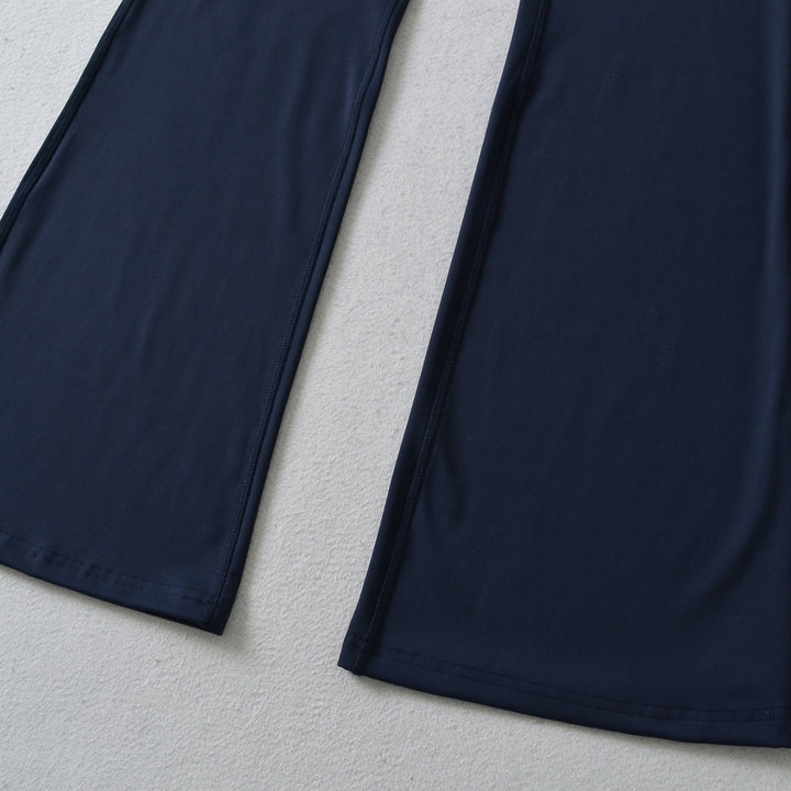 Ladies High-Waisted Flared Yoga Pants with Shaped Waist Amarae