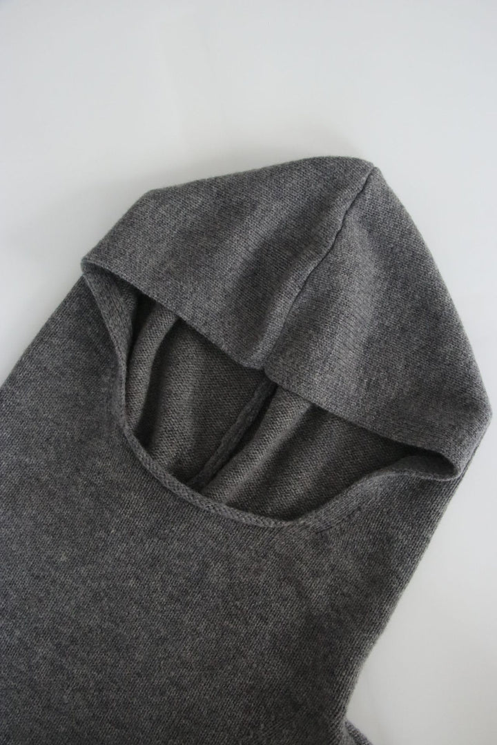 Pull en maille confortable pour femme avec capuche Chic & Stil