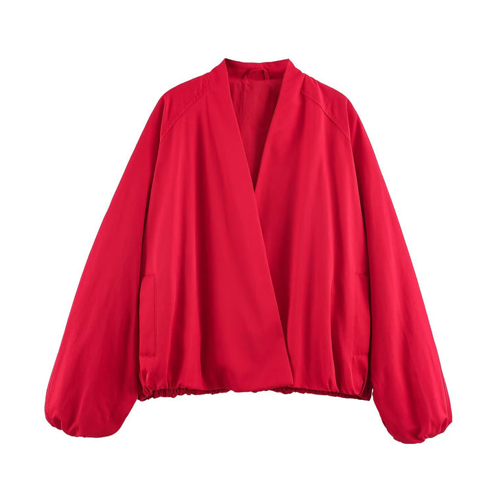 Women's lightweight kimono blouse with flowing balloon sleeves Amarae