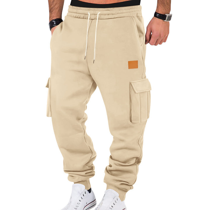Cargo jogger pants for men with practical pockets and elastic waistband Lune London
