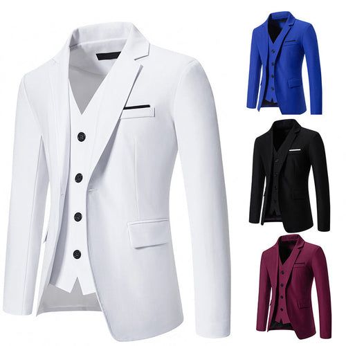 Men's Elegant Three-Piece Suit Set Amarae | 1749704439