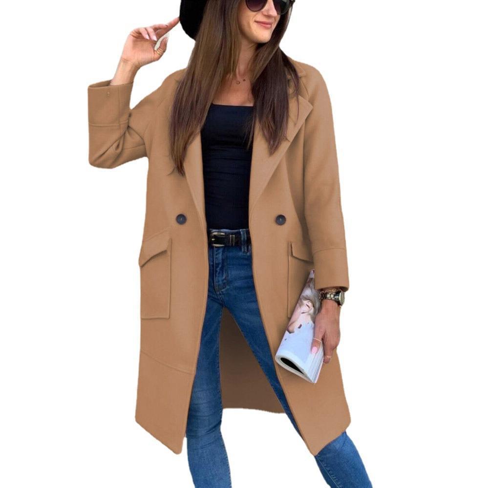 Fashion oversized coat for ladies with stylish pockets and lined design Lune London