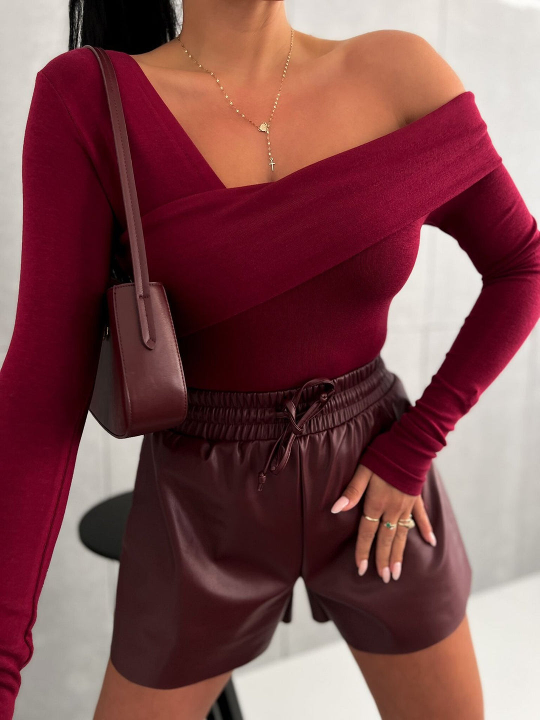 Ladies Chic Asymmetrical Top Amarae