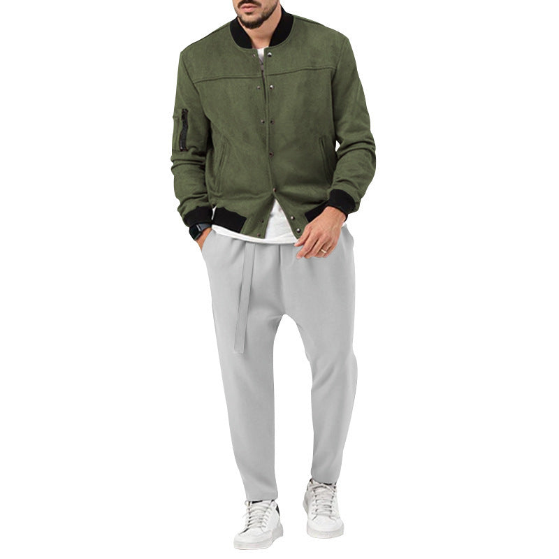 Casual bomber jacket for men with practical pockets Lune London