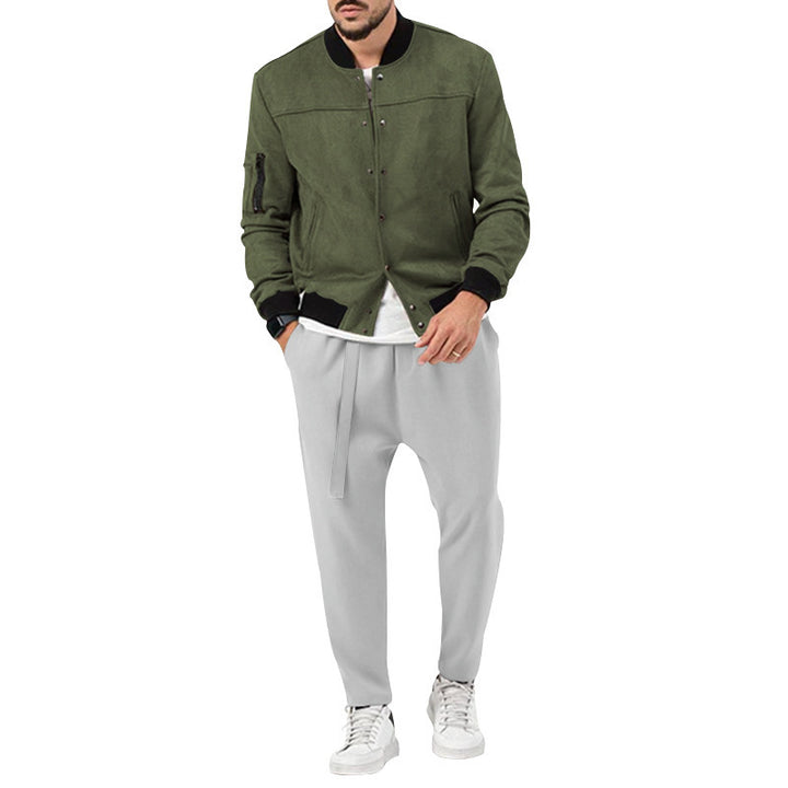 Casual bomber jacket for men with practical pockets Lune London