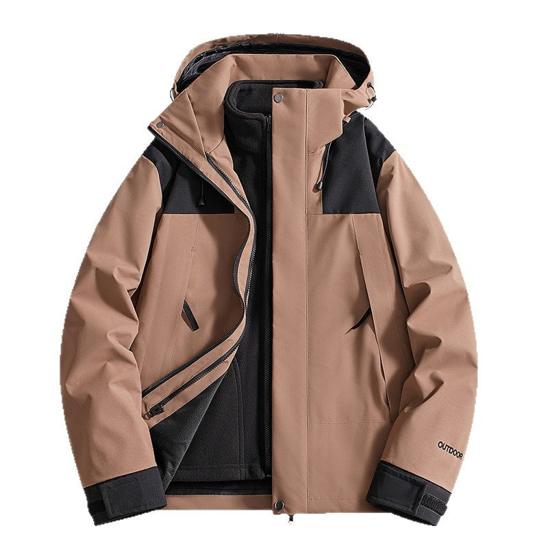 Women Versatile Outdoor Jacket with Removable Fleece Inner Jacket and Waterproof Membrane Amarae