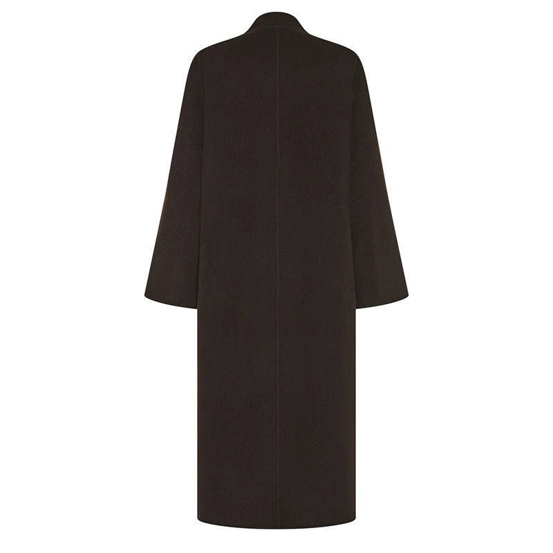 Manteau trench oversize pour femmes en mélange de laine de haute qualité Chic & Stil