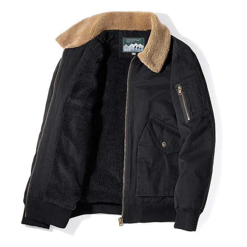 Stylish bomber jacket for men with lined collar Amarae