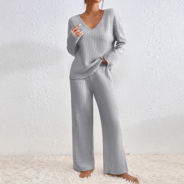 Chic and Stylish Casual Knit Loungewear Set for Women
