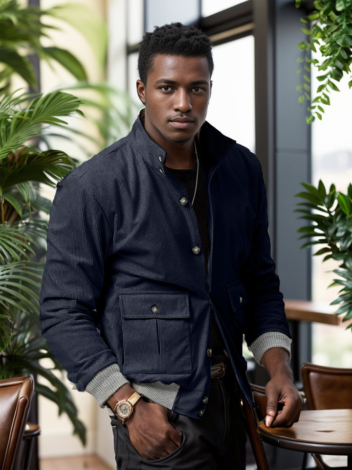 Comfortable utility jacket for men with practical pockets Lune London