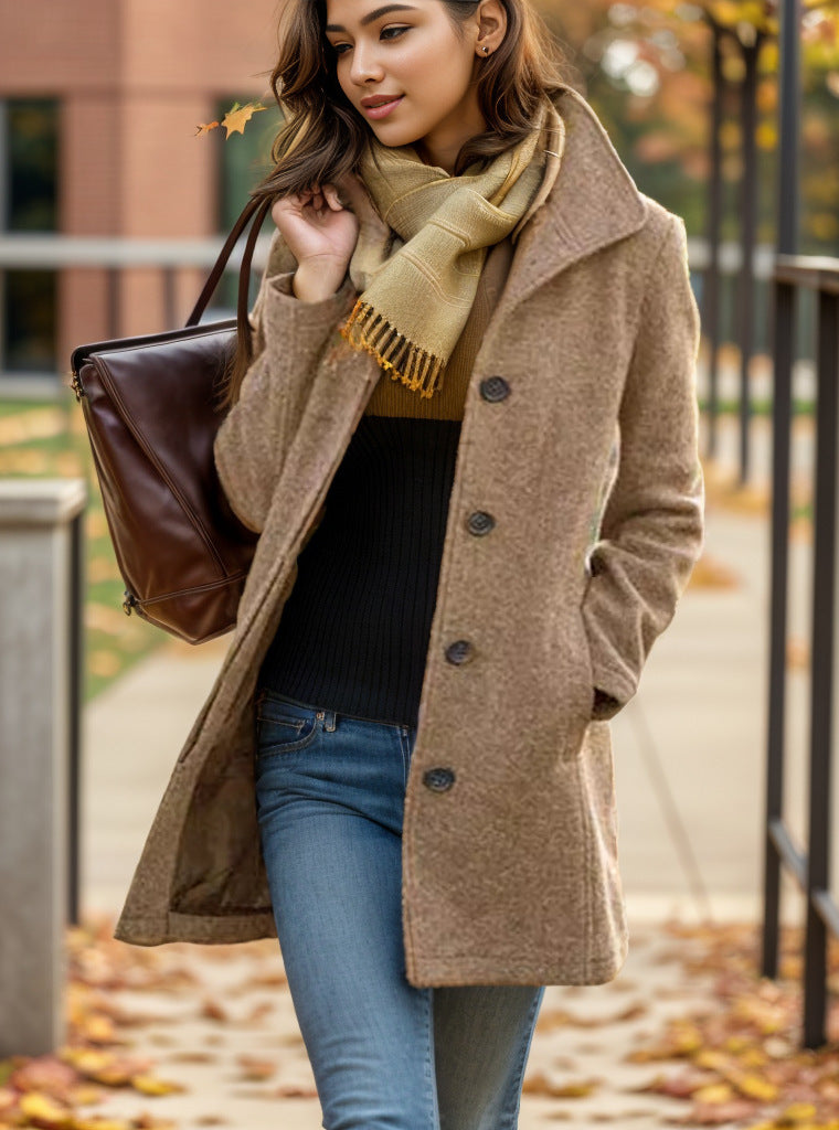 Women Structured Trendy Coat Amarae