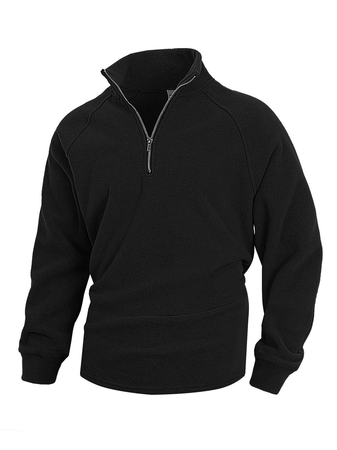 Men's fleece pullover with half-zip Lune London
