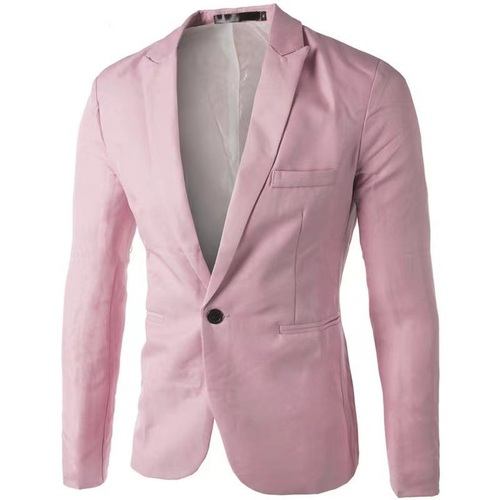 Elegant blazer for men with a slim fit and chic and stylish fine accents