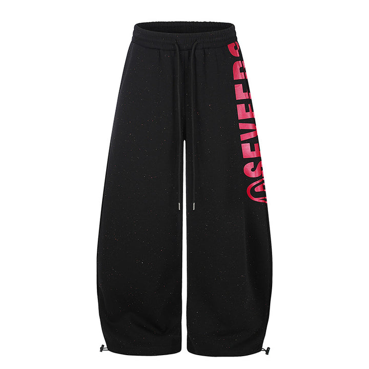 Women's Wide Culotte Sweatpants made of French Terry with high comfort waistband, drawstring, and adjustable hem.