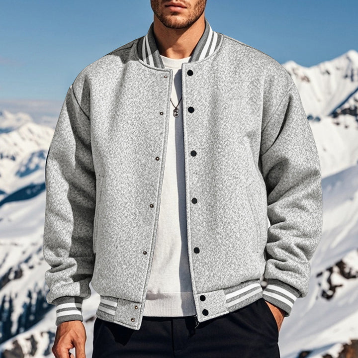 Sporty bomber jacket for men with contrasting edges Lune London