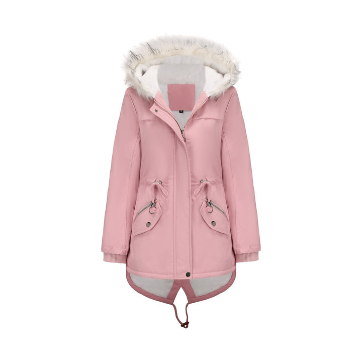 Fashion women's transitional jacket with cozy lining and adjustable waist Lune London