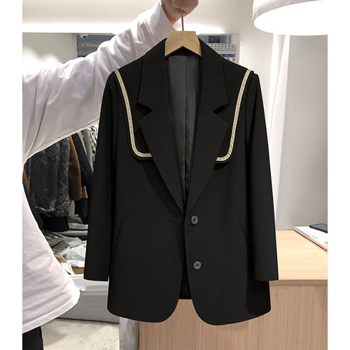 Femme Blazer Moderne avec Détails Créatifs Chic & Stil
