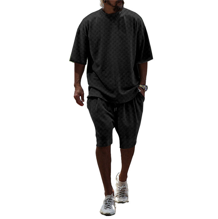 Short-sleeve set for men in breathable material with a comfortable fit Lune London