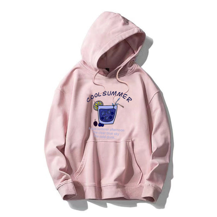 Women's hoodie with cheerful summer motif Chic & Stil