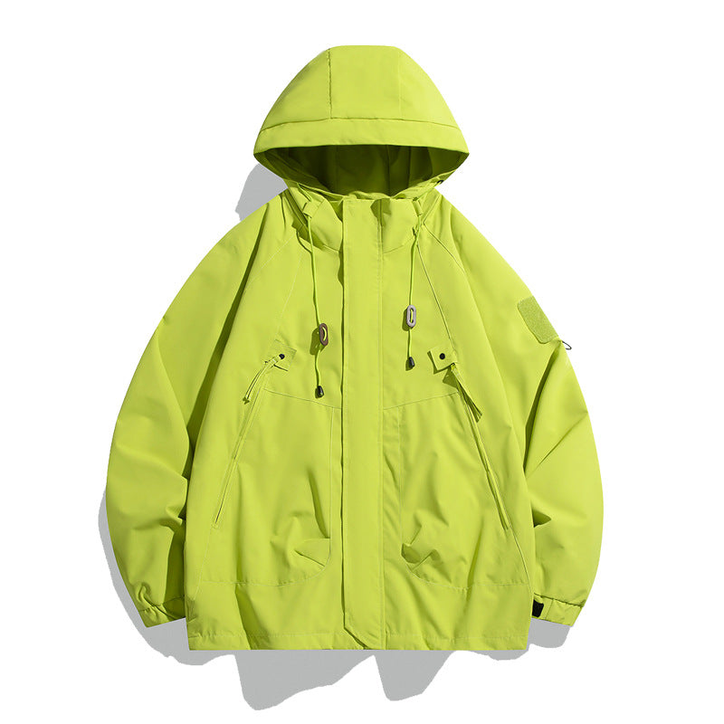 Versatile outdoor jacket for men with adjustable waist and large pockets Lune London