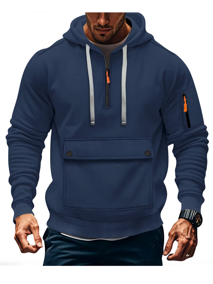 Casual hoodie for men with practical pockets Lune London