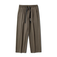 Casual men's pants made of breathable fabric with adjustable waist and side pockets Lune London