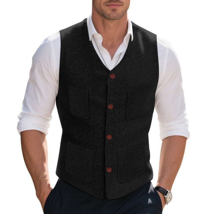 Multifunctional men's vest with practical pockets Lune London