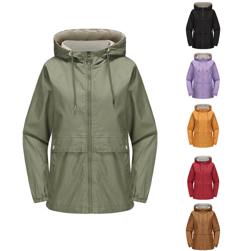 Fashion leisure jacket for women with adjustable belt Amarae