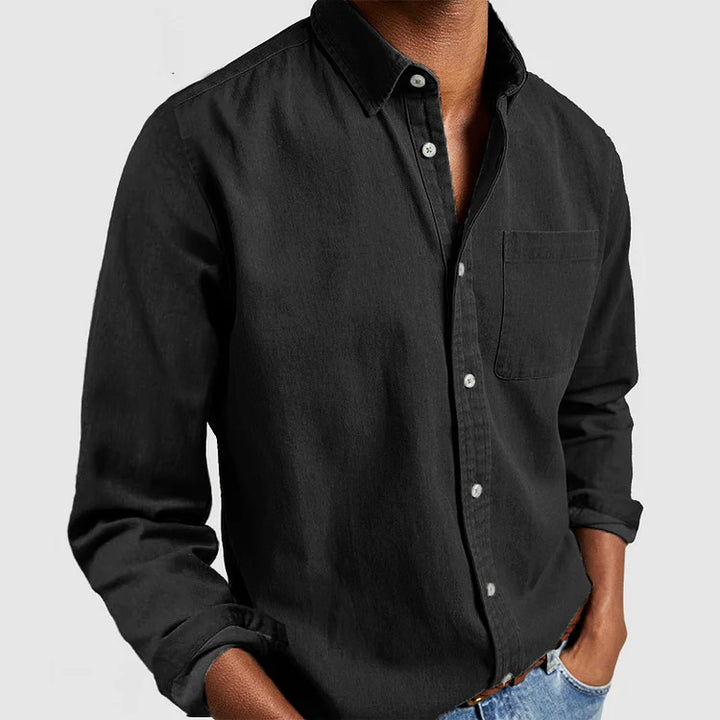 Casual shirt for men in lightweight cotton fabric Amarae