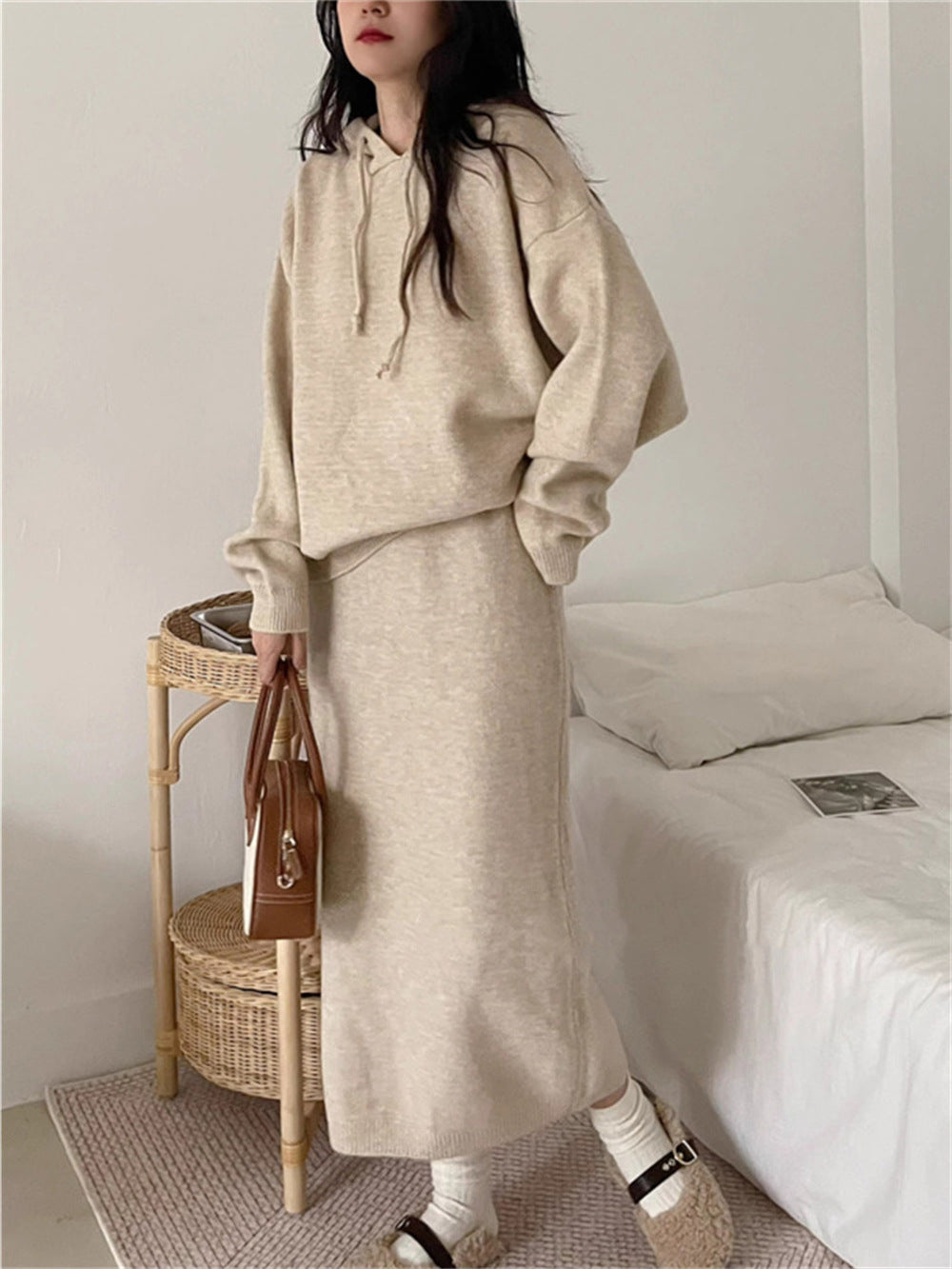 Robe hoodie pour femmes avec une coupe élégante et des poches pratiques Chic & Stil