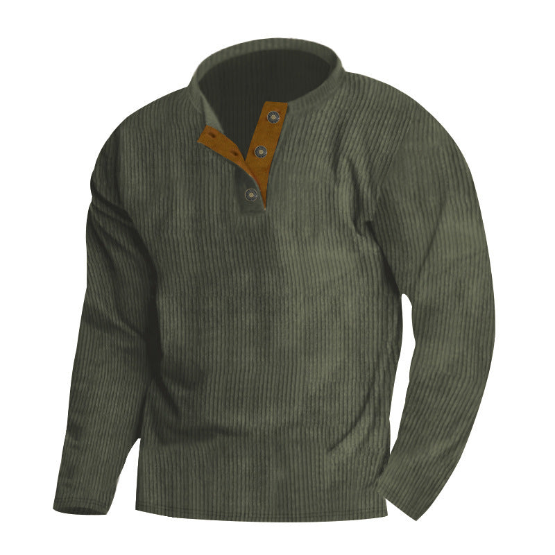 Comfortable knit sweater for men with an innovative button design and a soft material Lune London