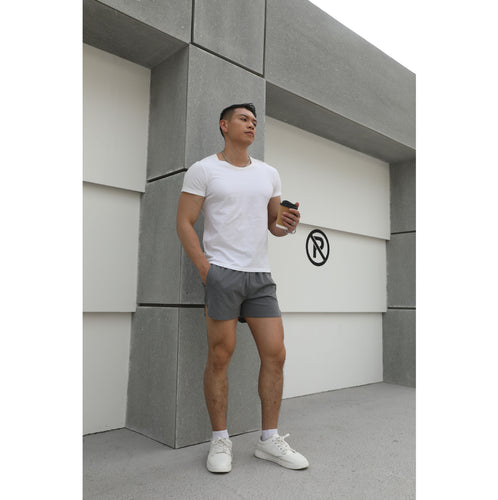Shorts de course sportifs pour hommes en tissu en maille respirante Amarae