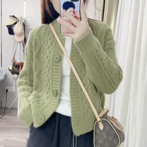 Cardigan confortable pour femmes avec motif en cable Chic & Stil 1772285547