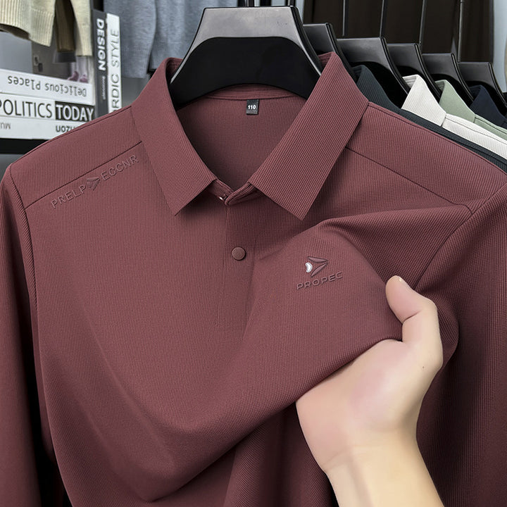 Men's polo with functional design and breathable structure Lune London