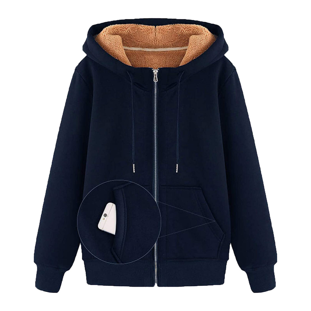 Women's hooded jacket with plush lining and practical pockets Lune Londonl