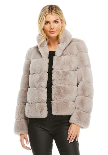 Ladies Chic High Collar Padded Jacket